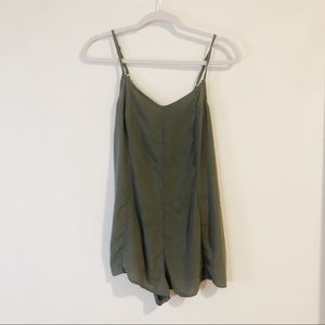 Olive Green Romper